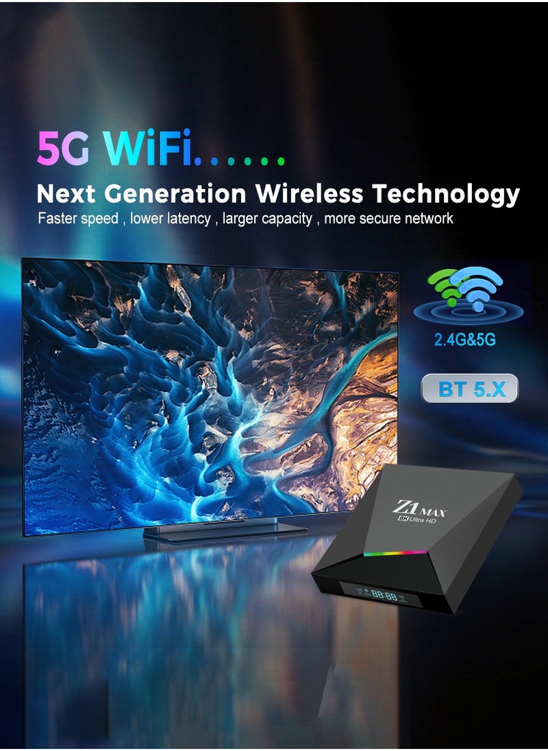 Generic - Android12 8K UHD TV Stick & TV Box With Google Play Youtube Chrome APPs and Mouse Mode Remote Enjoy Movie TV Radio Music Games Browse Web News - Image 1