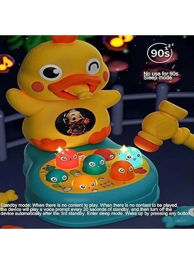 Interactive Duck Whack Game for Kids with Hammer | Musical & Light-Up Educational Toy for Focus and Reaction Skills Age 3+ - Image 3