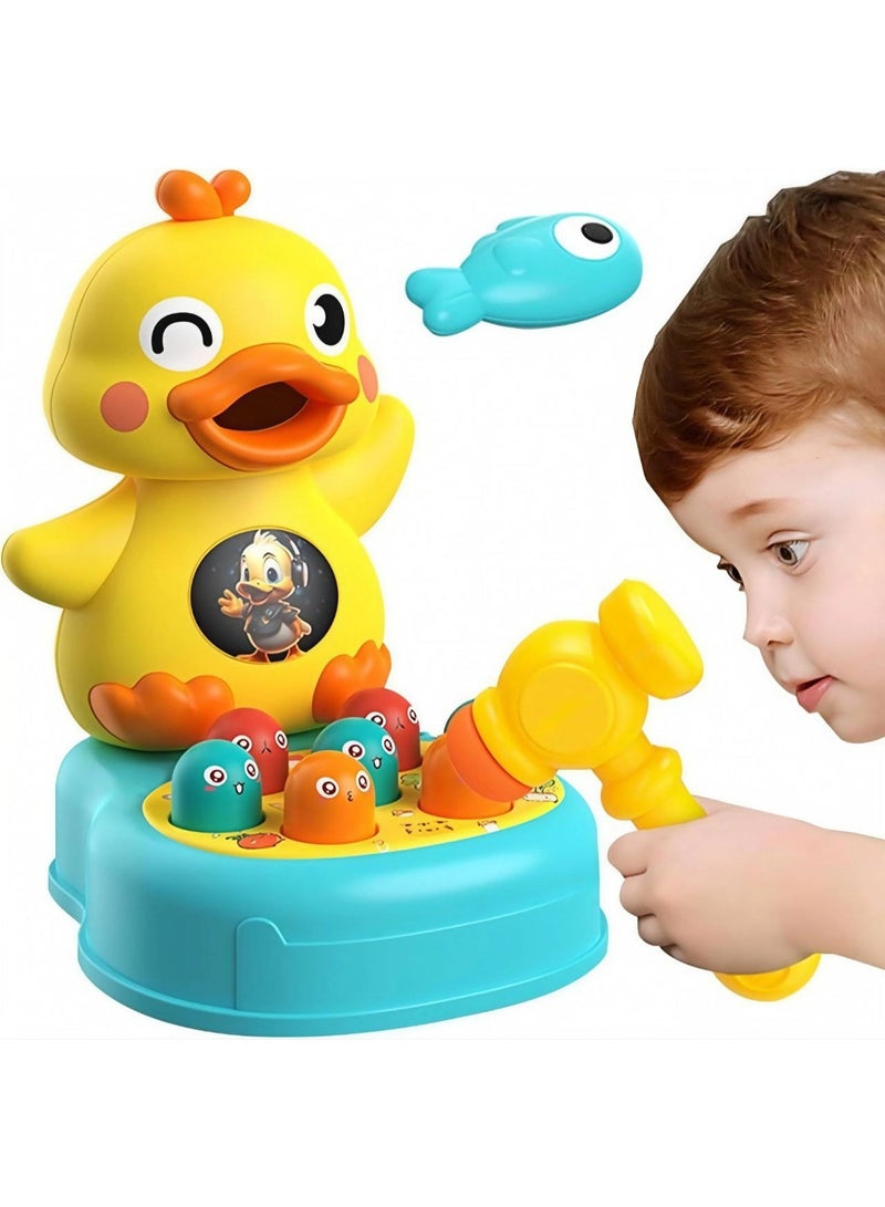 Interactive Duck Whack Game for Kids with Hammer | Musical & Light-Up Educational Toy for Focus and Reaction Skills Age 3+ - Image 1