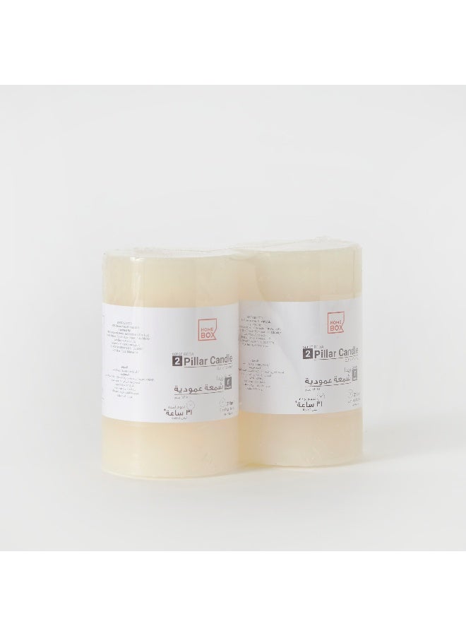 Home Box Reda 2-Piece Pillar Candle Set 6.3 x 10 x 6.3 cm - Image 5