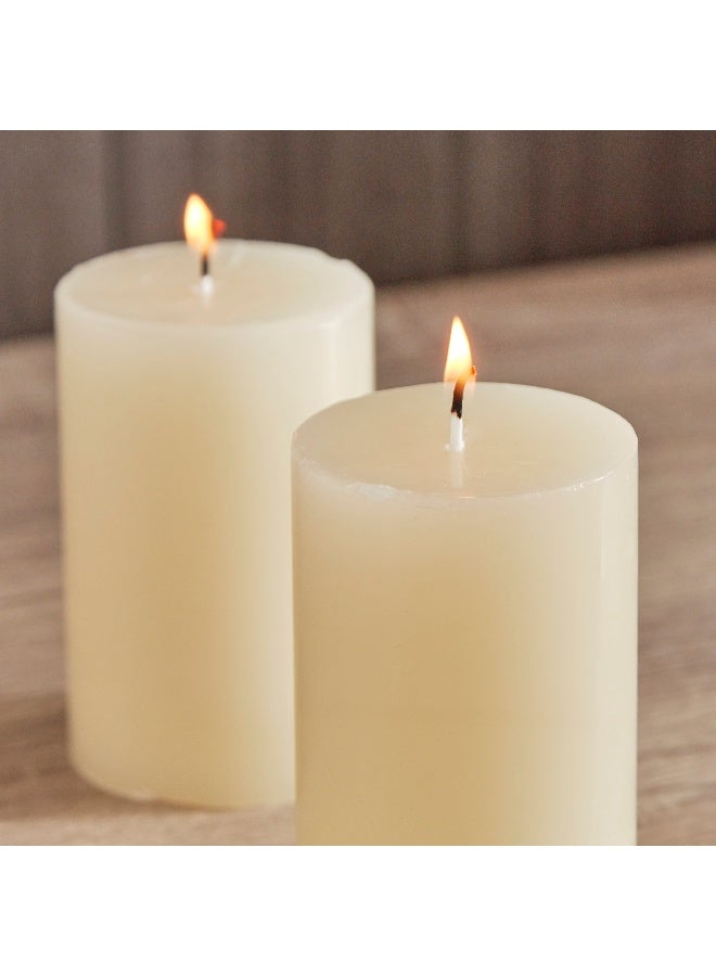 Home Box Reda 2-Piece Pillar Candle Set 6.3 x 10 x 6.3 cm - Image 3