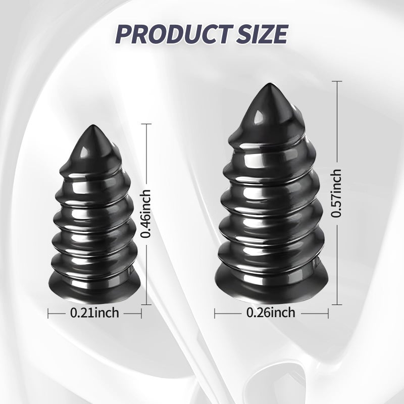 Creztail 41 Pcs Tire Repair Nail Set, Vacuum Tire Mending Nail & Screwdriver Tool, Self-Tapping Tire Screws with Rubber Seal, Tire Screw Plug Repair Kit for Car, Motorcycle, Jeep, Tire Puncture Repair - Image 2