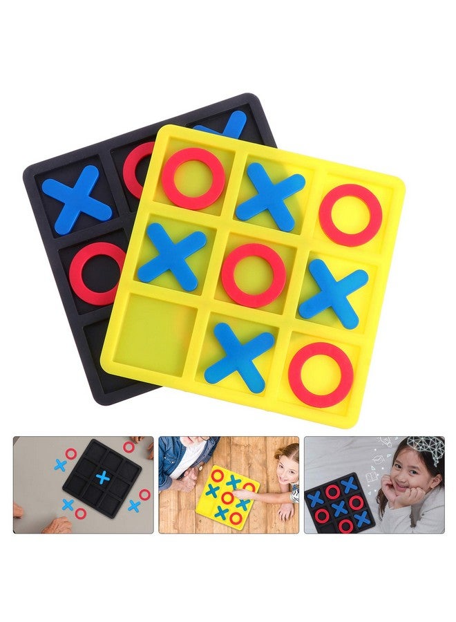 Toddmomy 2 Boxes Toe Game Board Game Strategy Board Game Family Games Night Classic Board Games Tactile Puzzle - Image 4
