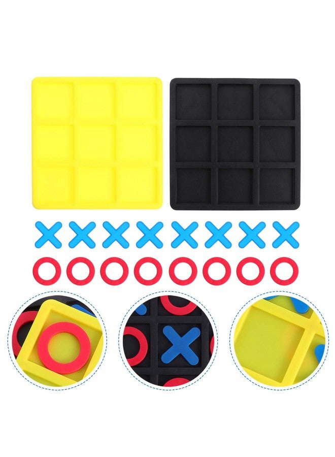 Toddmomy 2 Boxes Toe Game Board Game Strategy Board Game Family Games Night Classic Board Games Tactile Puzzle - Image 2