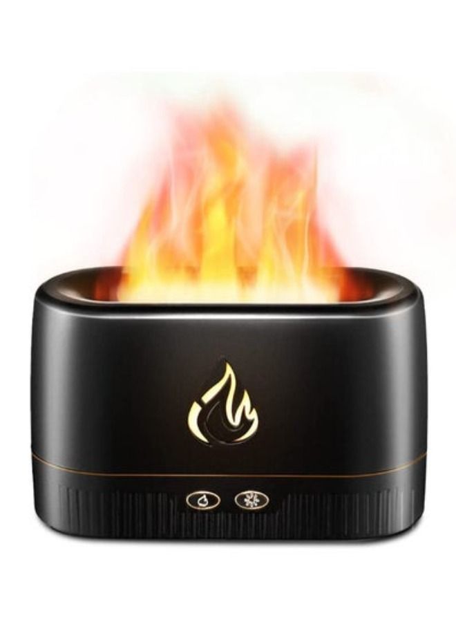 ACLIX Essential Oil Diffuser with Flame Light 180mL Aromatherapy Mist Humidifier Quiet Air Diffusers with Auto Shut Off Protection - Image 1