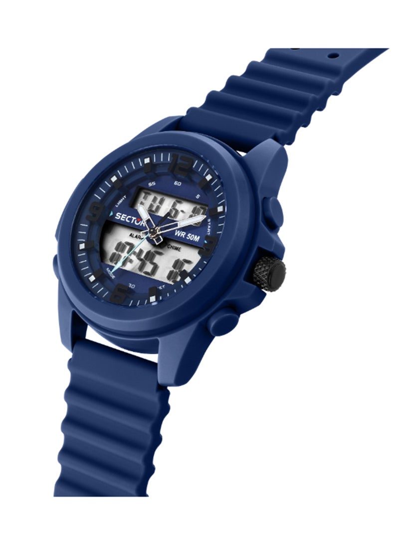 Sector EX-48 52MM DIGITAL BLUE DIAL BLUE ST - Image 5