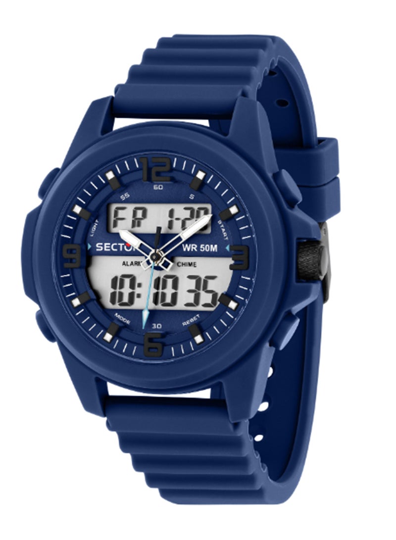 Sector EX-48 52MM DIGITAL BLUE DIAL BLUE ST - Image 1