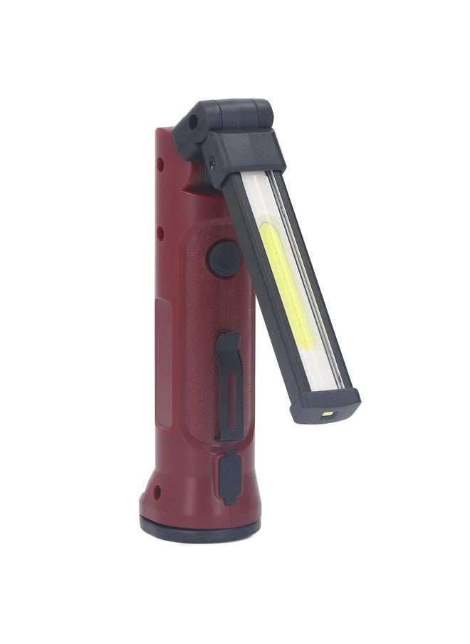 Thoraya LED Work Light Foldable Flashlight with Magnet Hook Clip Rechargeable IPX4 Waterproof 5 Modes Pocket Work Light for Car Repairing Camping  - Image 3