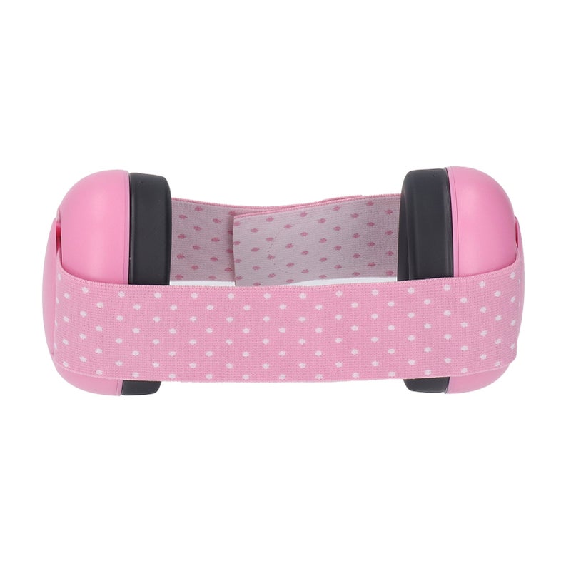 Baby Noise Canceling Earmuff: Pink, Powerful Noise Blocking, Anti Slip Strip Design - Infant Hearing Protection Earmuff for Baby Sleep, Travel, Festivals and Concerts - Image 1
