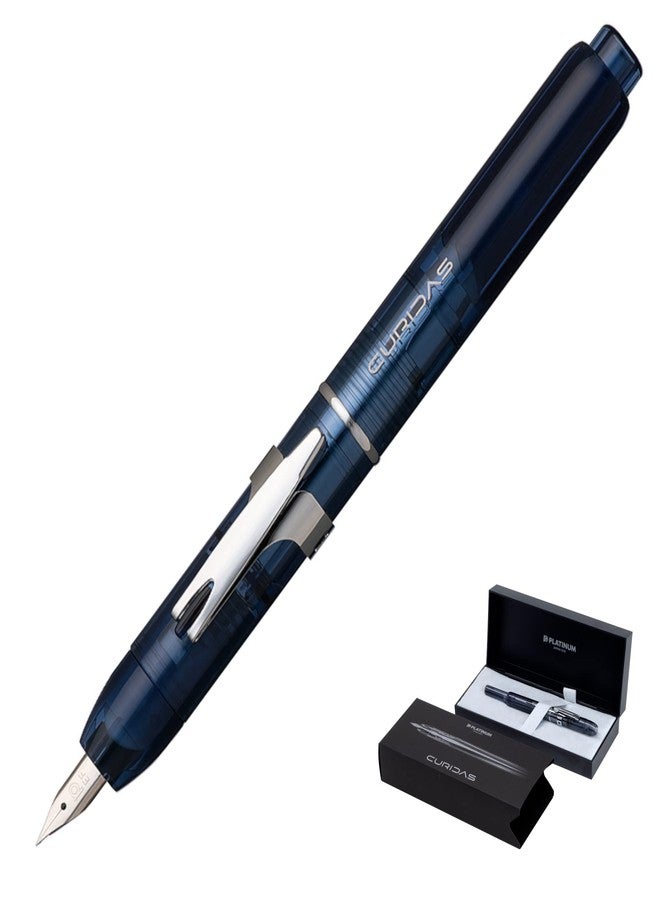 PLATINUM Fountain Pen, Curidus, Abyss Blue, Medium Point, PKN-7000#50-3 - Image 1