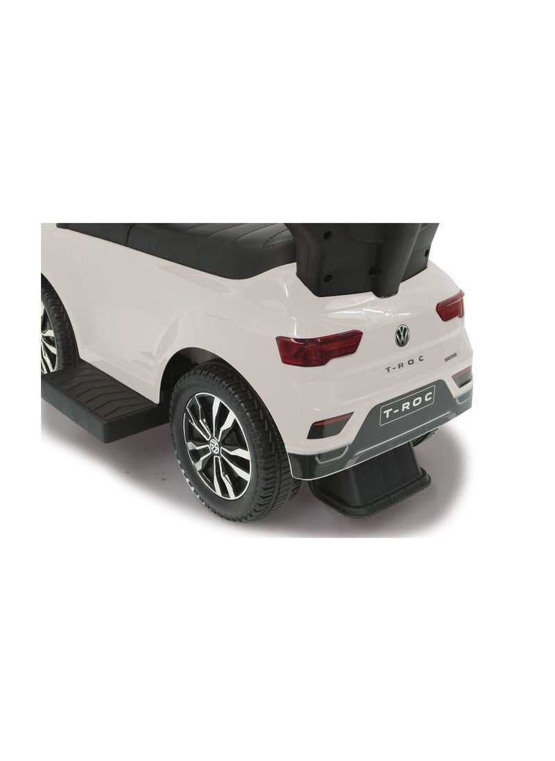 Volkswagen Volkswagen T-roc Ride-on Car with Handle White  - Image 4