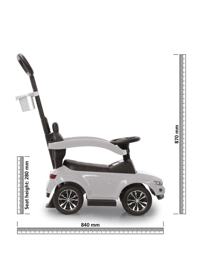 Volkswagen Volkswagen T-roc Ride-on Car with Handle White  - Image 3