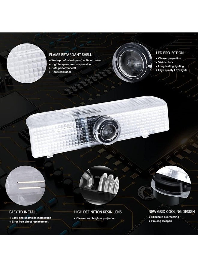 Generic - مصباح LED لشعار باب السيارة، جهاز عرض ترحيبي بالليزر، ملحقات ضوء شبح الظل متوافقة مع نيسان ألتيما كوبيه/أتيما سيدان/أرمادا/ماكسيما/كويست/تيتان - Image 1