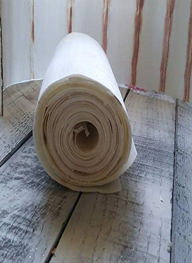 ProKart Natural Sola Wood Paper for Flower Making and Other Crafts Works - Pack of 5 White Rolls - Image 3