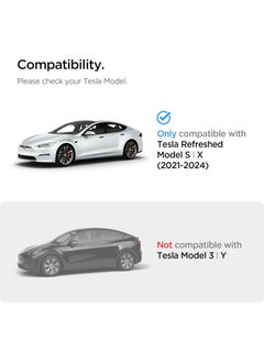 Spigen GLAStR EZ Fit for Refreshed Tesla Model S (2021/2022/2023/2024) / Tesla Model X (2021/2022/2023/2024) 17 inch Dashboard Touchscreen - Crystal Clear  - Image 2