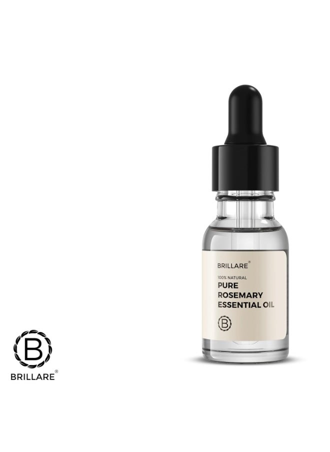 BRILLARE Pure Rosemary Essential Oil For Hair Growth 15 Ml, 70 Grams  - Image 5