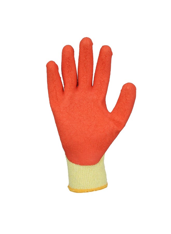 Vaultex Vaultex OGL Latex Coated Gloves Orange & Yellow Size XL, 12 Pair/Pack  - Image 2