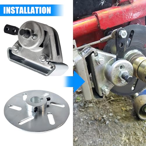 JOIQEXJ Mechanical Disc Brake Caliper and Bracket with Pads Kit for Manco 9598 9597 Yerf-Dog Carter ASW Bristers Airheart MB-1 Predator 212cc 196cc gx160 Carter Drift Trike Rotor Go Kart - Image 3