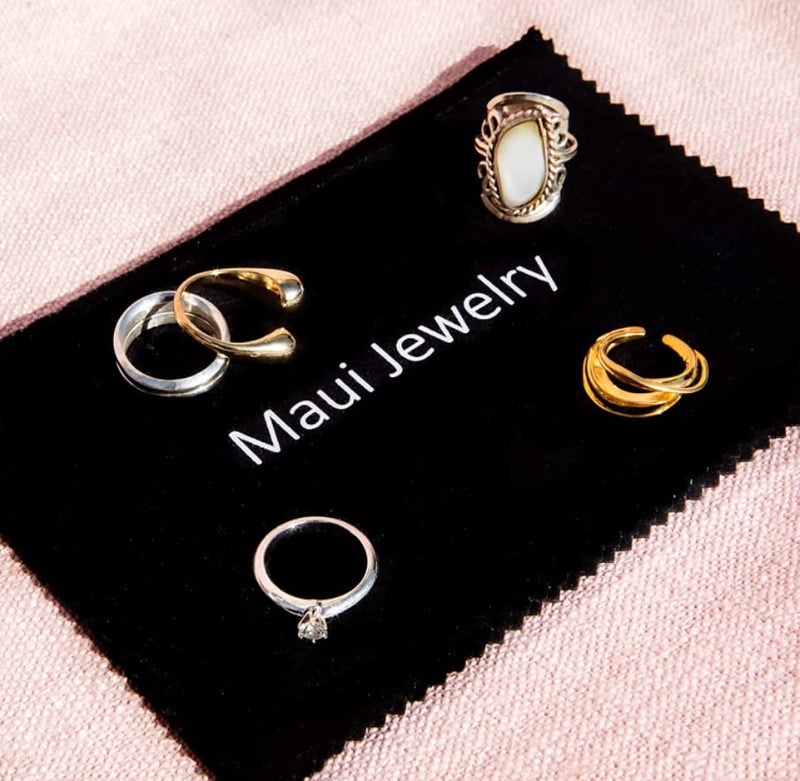 Maui Maui Liquid Jewelry Cleaner Solution Complete kit with Cloth .. NOT Guaranteed to Work on All Jewelry. Only Works on 95% of specified Jewelry Below. Must Read Description  - Image 3