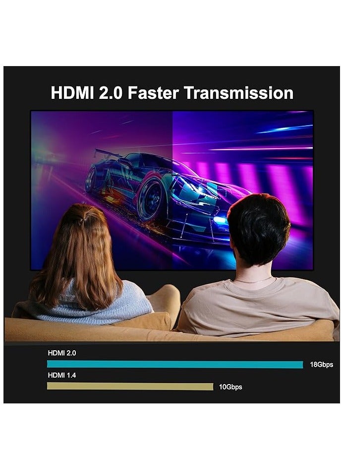 Mowsil 4K HDMI Cable 2.0 5Mtr, 4K@60Hz HDMI 2.0 18Gbps High-Speed HDMI to HDMI Video Ultra HD 4K HDMI Compatible with MacBook Pro TV Switch Xbox PS5 PC Laptop - Image 5