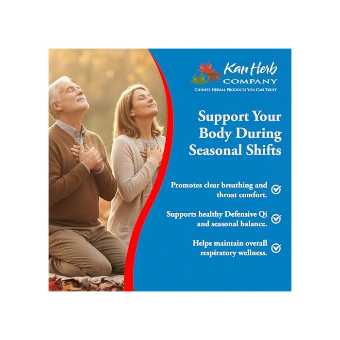 Kan Herbs Company Yin Qiao Formula – Traditional Chinese Herbal Blend with Honeysuckle & Forsythia for Seasonal Balance and Respiratory Wellness, Herbal Supplement, 60 Tablets - Image 5