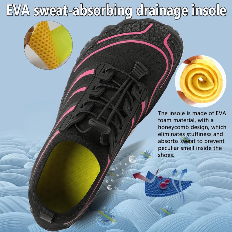 ziitop Water Shoes Mens Women Barefoot Shoes Quick Dry Aqua Outdoor Sports for Swim Pool Beach Surf Walk Water Yoga River Lake Hiking Kayaking - Image 5