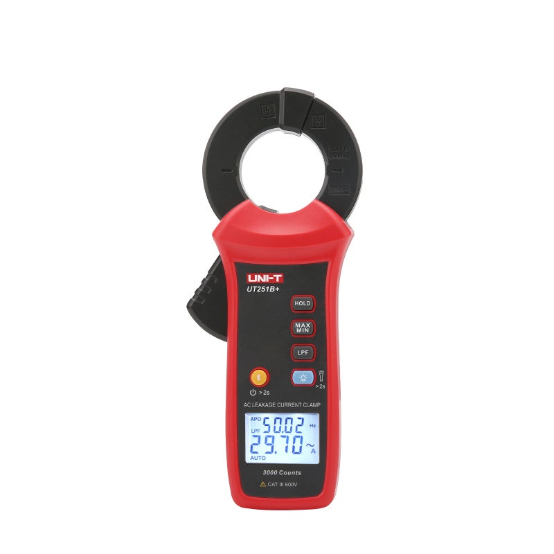 UNI-T Leakage Current Clamp Meter 0–60 A Range 1 µA Resolution - Microampere Leakage Tester With Low-Pass Filter Ac Leakage Clamp Meter For Industrial Maintenance Ground Fault Troubleshooting - Image 1
