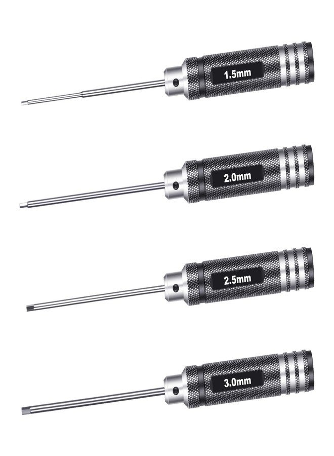 Neewer 4 in 1 Titanium Nitride TiNi Hex Driver Wrench Set 1.5mm Wrench+2mm Wrench+2.5mm Wrench+3.0mm Wrench - Image 1