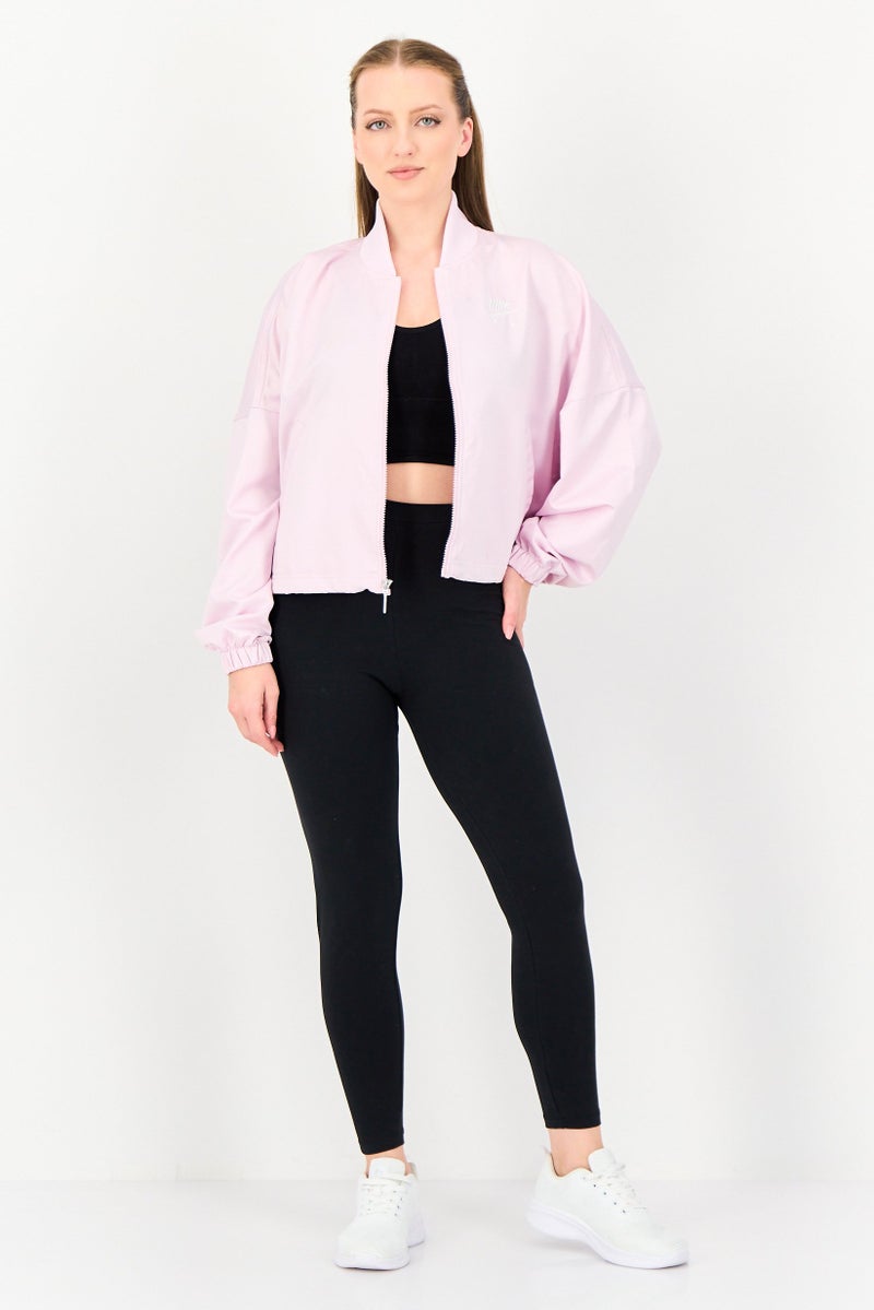 Nike Women Air Sportswear Fit Long Sleeve Outdoor Jacket, Lilac - Image 2