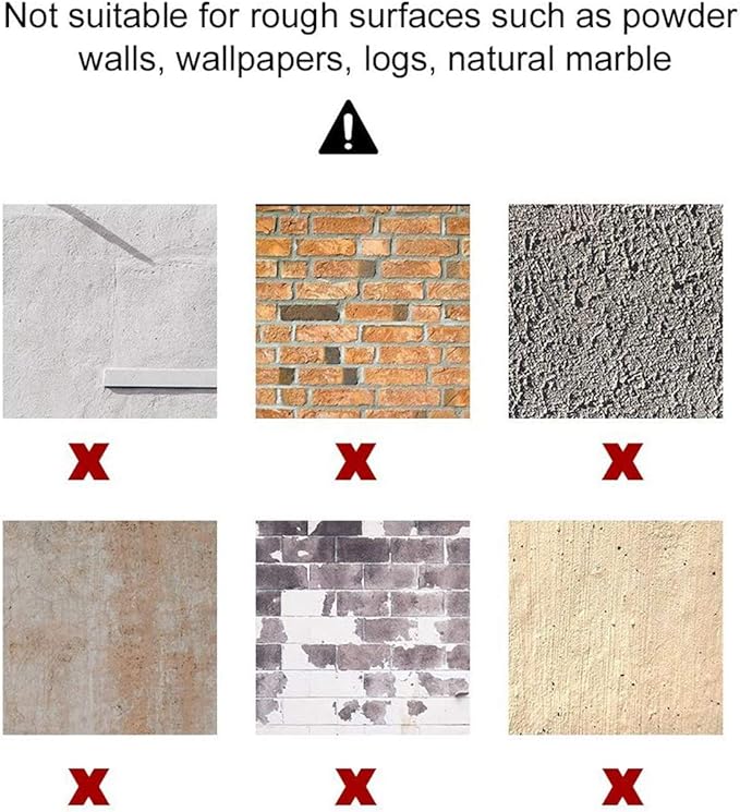 Barakah 4 Pcs Mop Broom Holder Self Adhesive Organizer Wall Mount Clips for Kitchen Bathroom Closet Garden Garage (White) - Image 4