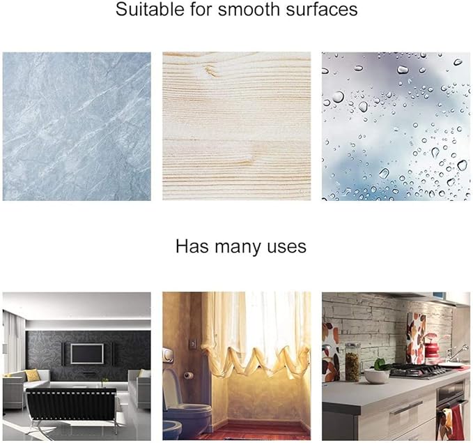 Barakah 4 Pcs Mop Broom Holder Self Adhesive Organizer Wall Mount Clips for Kitchen Bathroom Closet Garden Garage (White) - Image 5