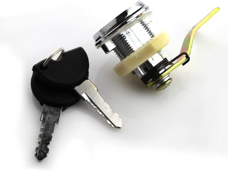 woobles Motorcycle Tail Box Storage Lock, Metal Motorcycle Trunk Lock Modified Scooter Trim Tail Lock with 2 Keys for Motorcycles Scooters Electric Vehicles - Image 4