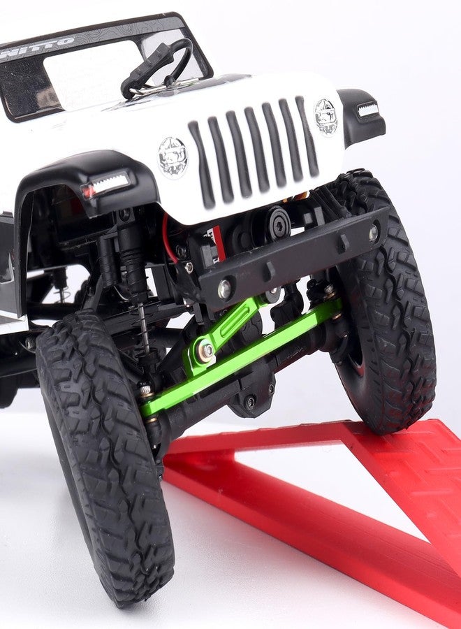 وصلات توجيه من الألومنيوم من AllinRC لسيارات Axial SCX24 C10 Gladiator Bronco Wrangler Deadbolt (أخضر) - Image 4