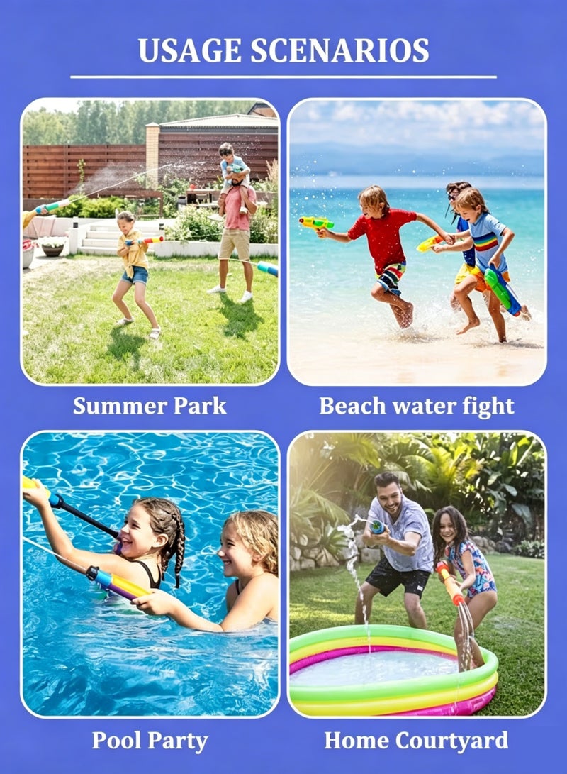 Amanli Water Gun,Water Spray Gun,High Pressure Pull-Out Sprinkler Spray Toys for Bathing,Pool,Party (4pcs) - Image 3