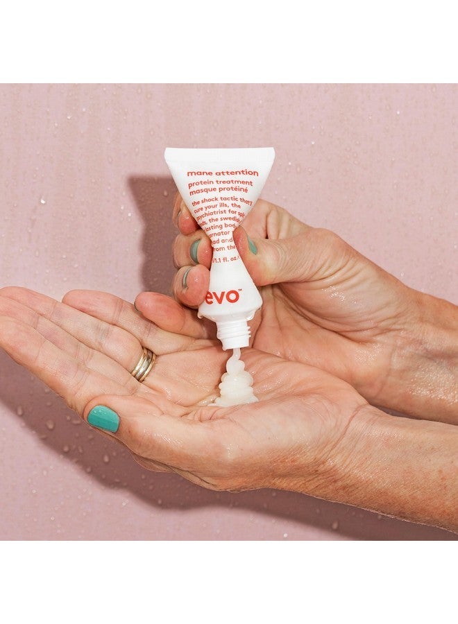 إيفو علاج الشعر بالبروتين EVO Mane Attention - يعيد بناء الشعر ويصلحه ويقويه - حجم مناسب للسفر، 30 مل / 1.01 أونصة سائلة - Image 5