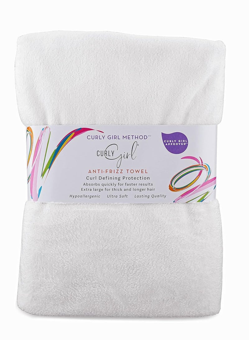 Curly Girl Curly Girl Moisturizing Styling Cream & Large Towel (White) - Image 2