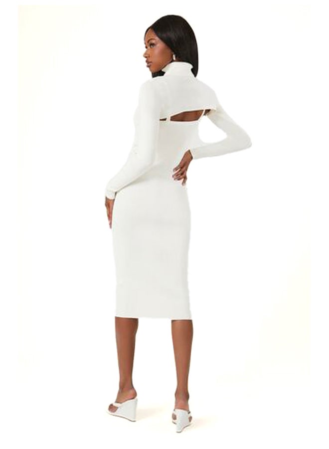 FOREVER 21 Turtleneck Combo Sweater Dress - Image 2