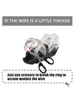 Generic Connectors, H Tap, Low Voltage Electrical Quick Splice, Wire Connectors, Solderless Without Stripping, Suitable for 20-22 AWG Electrical Wire Connection (12Pcs)  - Image 4