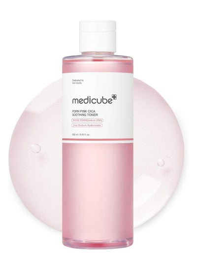 Medicube Salmon Dna Pdrn Pink Cica Soothing Toner I Pink Glow Toner For Skin Boosting, Soothing And Calming, Uneven Skin Tone, Peptide And Niacinamide, Korean Skin Care (250Ml / 8.45 Fl. Oz.)