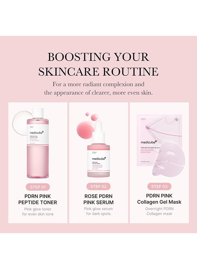 Medicube Salmon Dna Pdrn Pink Cica Soothing Toner I Pink Glow Toner For Skin Boosting, Soothing And Calming, Uneven Skin Tone, Peptide And Niacinamide, Korean Skin Care (250Ml / 8.45 Fl. Oz.) - Image 4