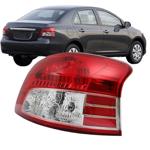 Silscvtt Rear Brake Tail Lights Assembly Replacement for Toyota Yaris Sedan 2007-2012 RH Passenger Side Tail Lamps 8155152600, TO2819133 - Image 1