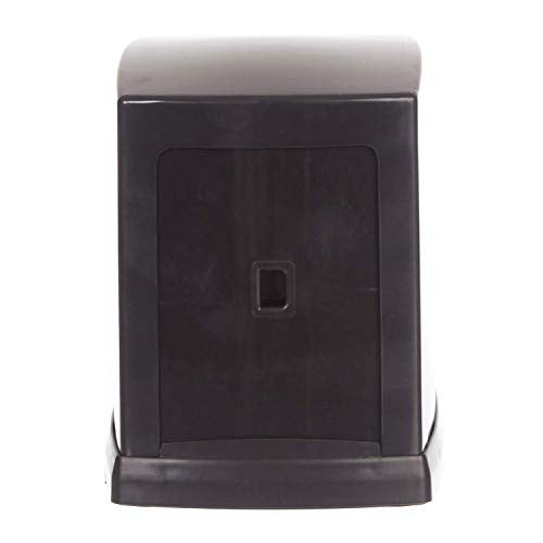 TARGET HYGIENE Double Side Cube Table Top Tissue Dispenser with L-Fold 400 Pcs Tissue Paper Refill (Black) - Image 4