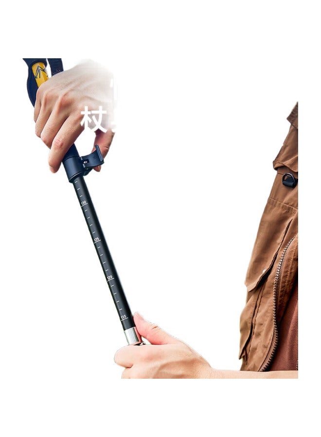 Ofeis Carbon Trekking Pole, Carbon Fiber Folding Outdoor Cane, Hiking Pole, Complete Mountaineering Equipment Set, Hiking Stick - Image 2