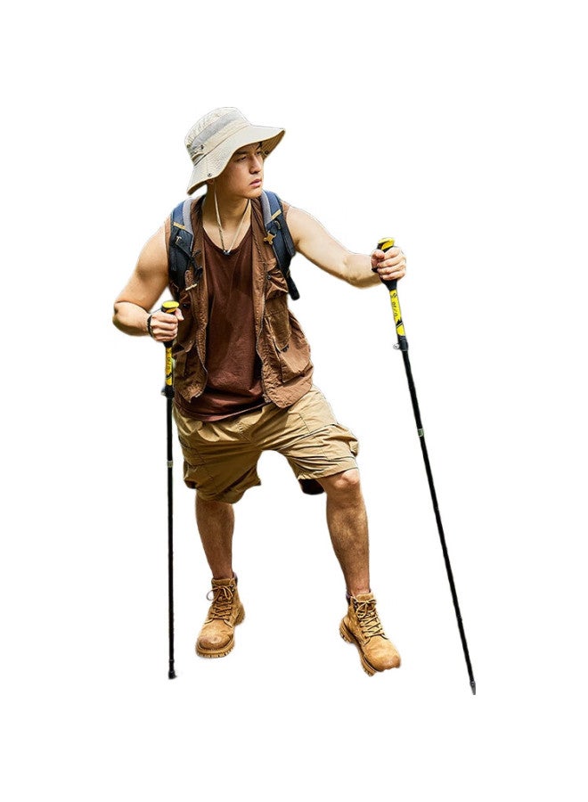 Ofeis Carbon Trekking Pole, Carbon Fiber Folding Outdoor Cane, Hiking Pole, Complete Mountaineering Equipment Set, Hiking Stick - Image 1