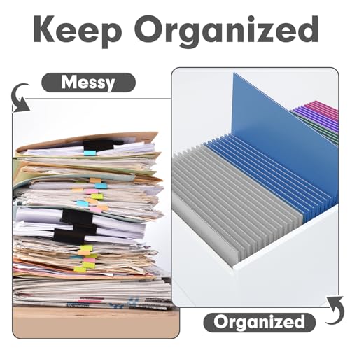 PANDRI Two Pocket Folders, PANDRI 125 Pack 2 Pocket Folders, Letter Size Paper File Folder for School Office Home Business, Assorted 5 Colors - Image 3