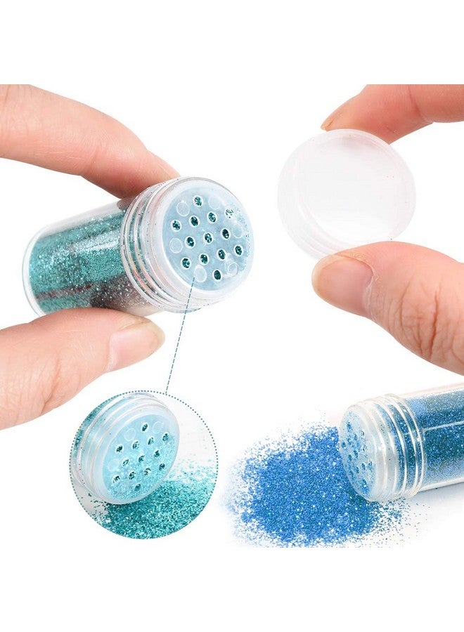 Estanoite Extra Fine Glitter Set Of 24 Colors Body Cosmetic Glitter Nail Arts Face Hair Eye Lip Gloss Makeup Glitter Slimetumbler And Epoxy Resin Crafts Loose Glitter Powder Shaker - Image 4