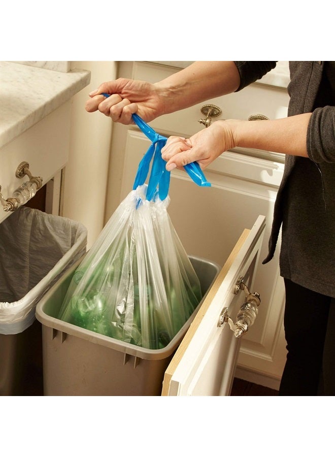 Hefty أكياس قمامة قابلة لإعادة التدوير، شفافة، 13 جالون، 60 قطعة - Image 4