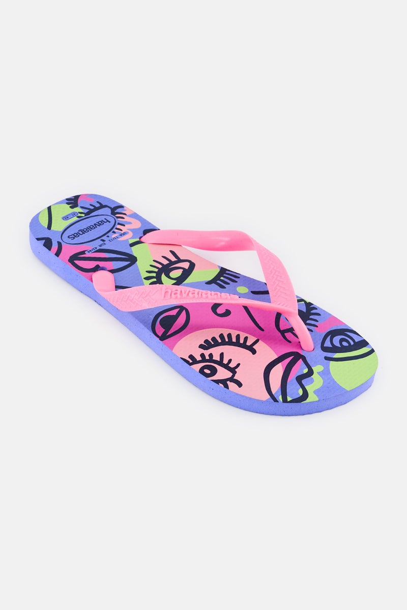 Havaianas Women Slip On Top Cool CF Slippers, Multicolor - Image 1
