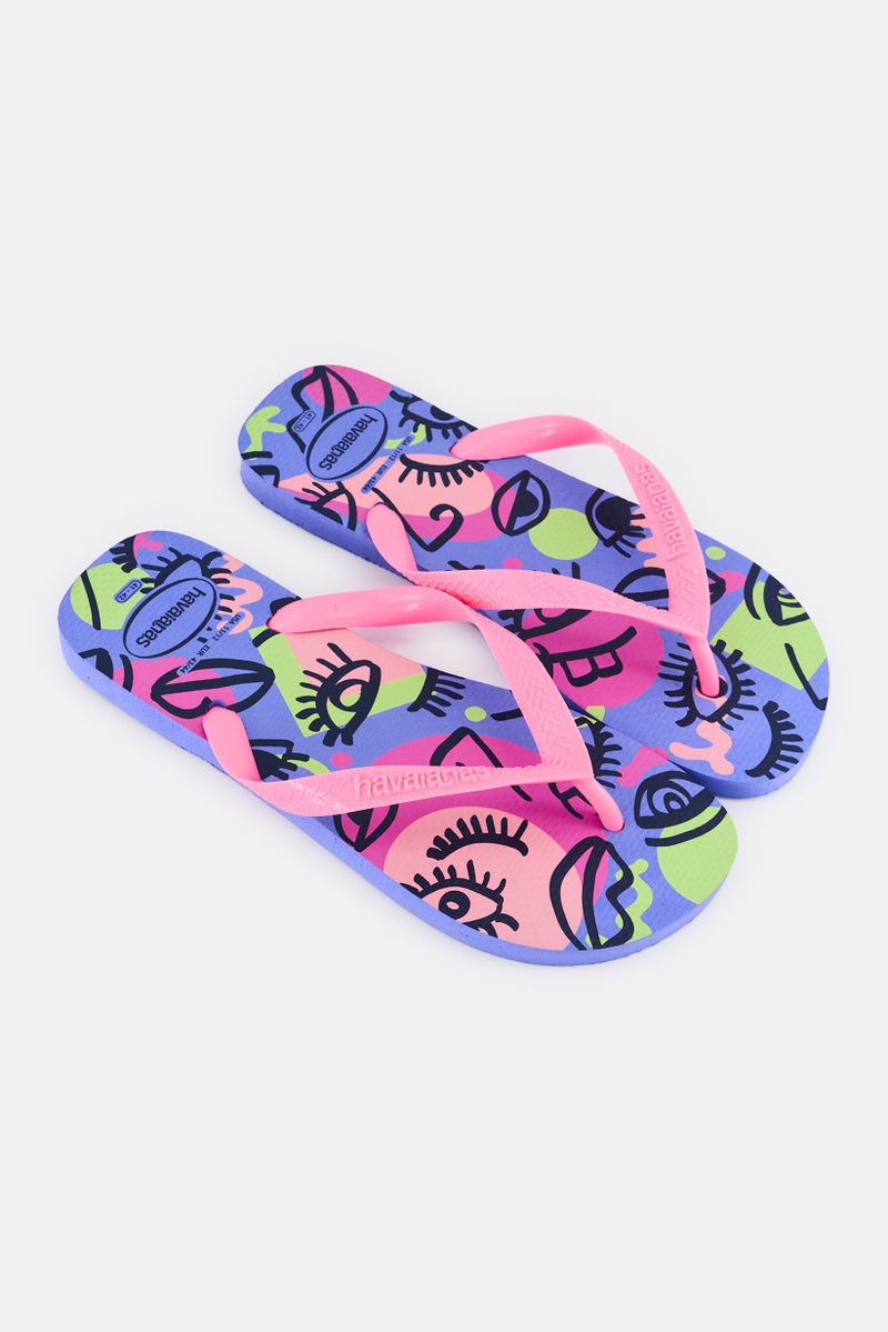 Havaianas Women Slip On Top Cool CF Slippers, Multicolor - Image 2