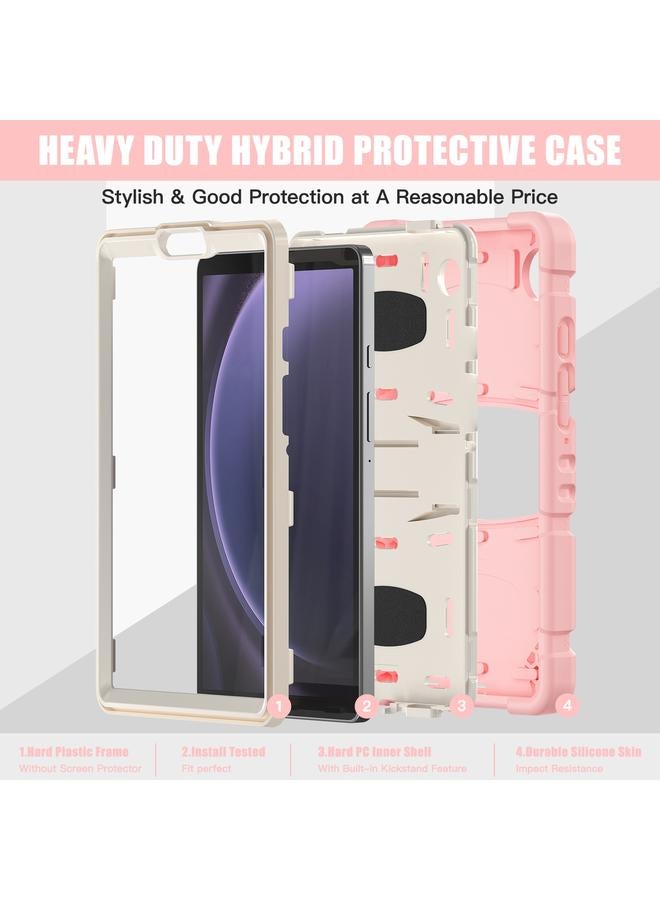 إيروريكس جراب لجهاز Samsung Galaxy Tab A9 مزود بإطار شاشة محمي بثلاث طبقات + جراب كمبيوتر لوحي مضاد للصدمات من السيليكون مع حامل - Image 5